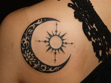 el sol y la luna tatuaje